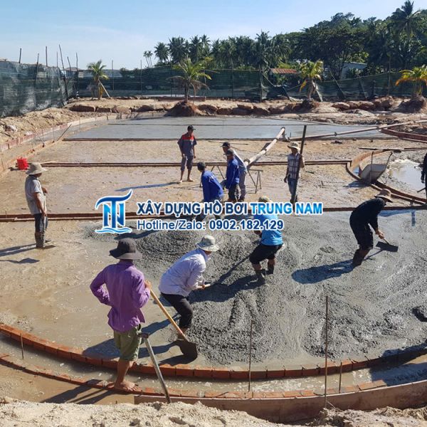 Thi công hồ bơi gia đình tại Phú Quốc