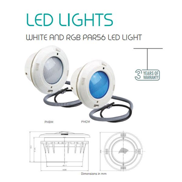 Đèn led hồ bơi Kripsol PAR56 Đèn led hồ bơi Kripsol PAR56
