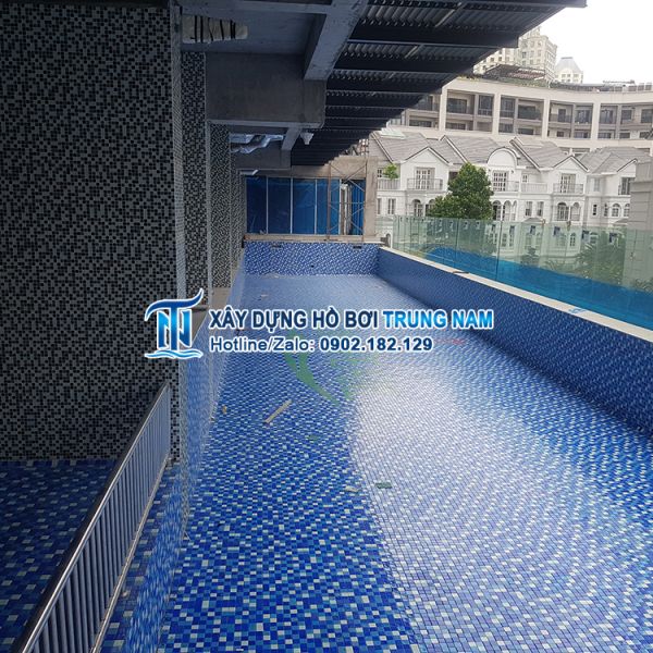 Thi công hồ bơi chung cư SSG - Quận 2 - TP HCM
