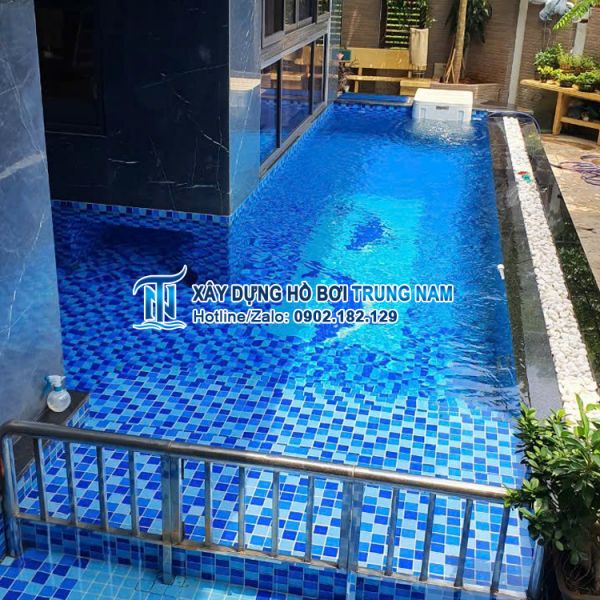 Thi công hồ bơi gia đình - Quận 7 - Khu Phú Mỹ Hưng