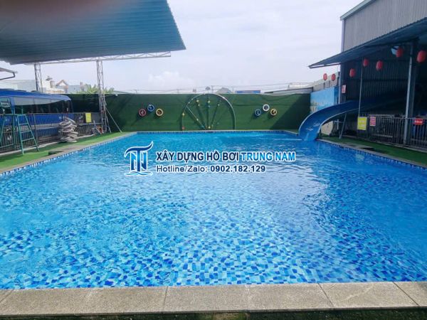 Thi công hồ bơi kinh doanh - An Phú - Bình Dương