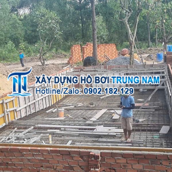Thi công hồ bơi tại Tân Uyên - Bình Dương