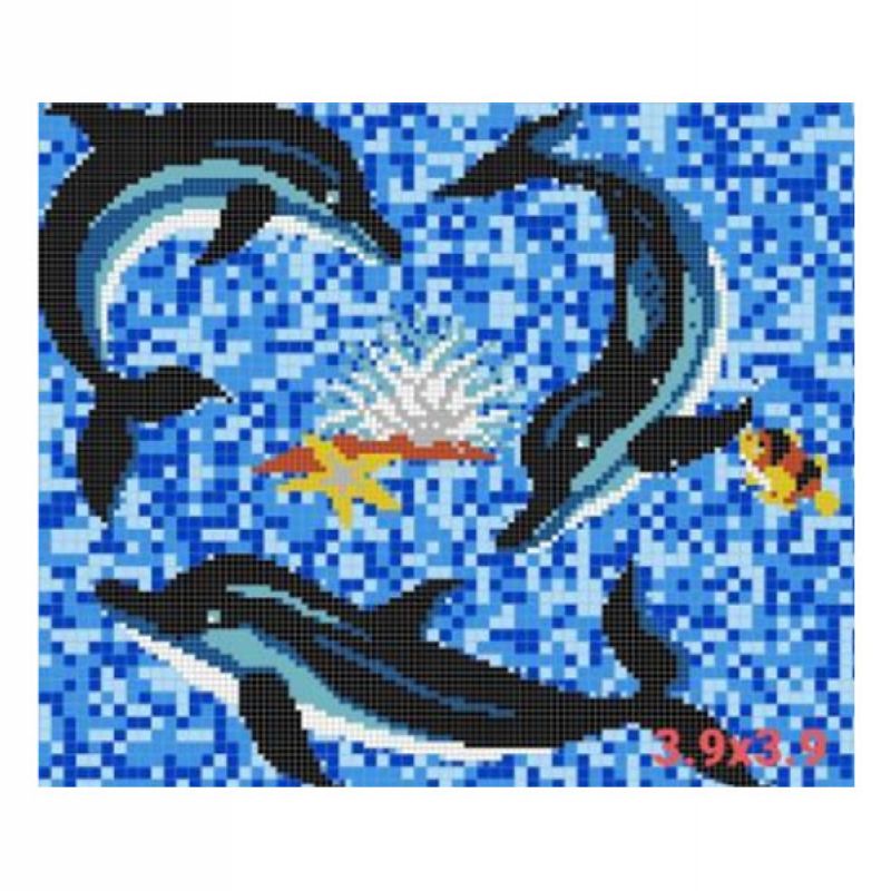 Gạch nền 48051 kích thước 3.9mx3.9m